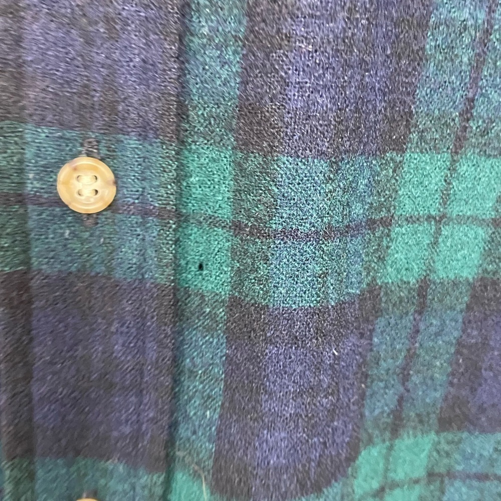 VINTAGE PENDLETON 60’s 100% WOOL PLAID BOARD SHIRT AUTHENTIC BLACK WATCH TARTAN - Picture 8 of 10